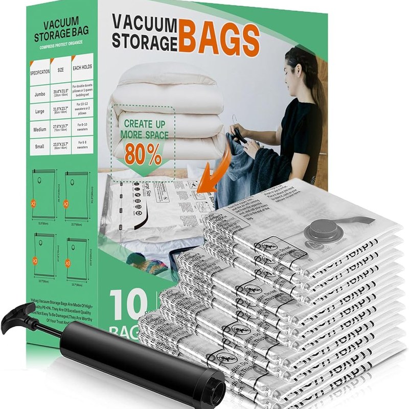 Clothing Storage Bags Large 10 Count