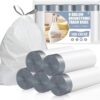 Kitchen Drawstring Trash Bags 8 Gallon 100 Count