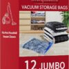 Travel Compression Bags Jumbo 12 Count