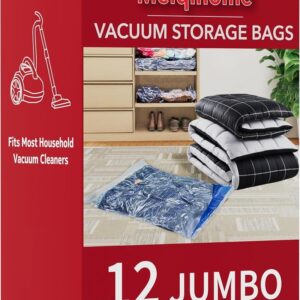 Travel Compression Bags Jumbo 12 Count