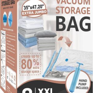 Vacuum Storage Bags Jumbo 4 Count