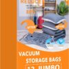 Vacuum Storage Bags Jumbo 8 Count