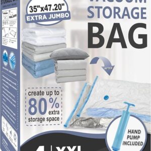 Vacuum Storage Bags Large 4 Count