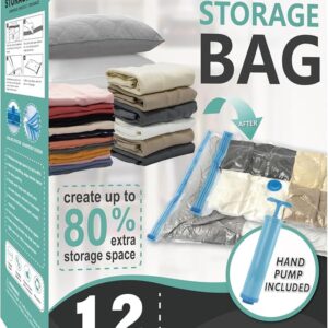 Vacuum Storage Bags Medium 8 Count